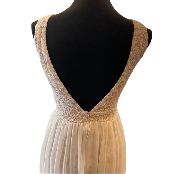 Lulu’s Make Way for Wonderful Off White Lace Maxi Dress - Picture 12 of 16